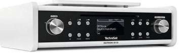 TechniSat DIGITRADIO 20 CD – Modernes & kompaktes DAB+ Küchen- & Badezimmerradio (Empfangstarkes UKW Unterbauradio mit CD Player & Uhr) im Sale